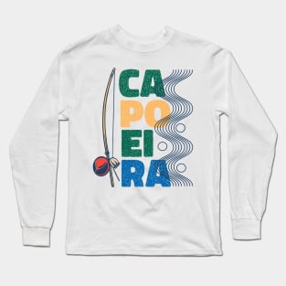 Capoeira Brazilian Martial Arts Berimbau Musical Instrument Long Sleeve T-Shirt